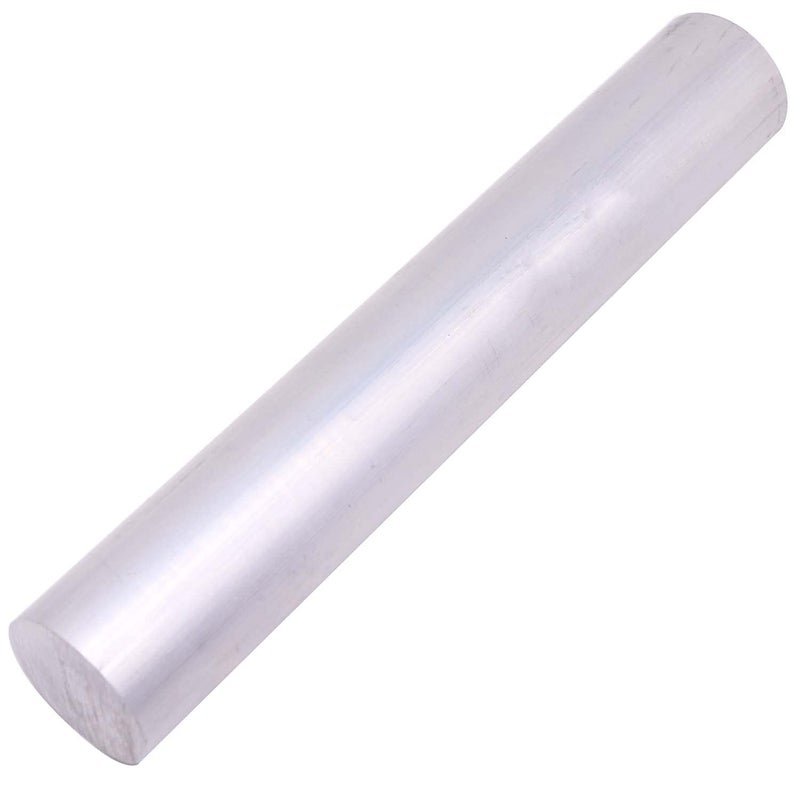 VERNUOS 2" 6061 Aluminum Round Rod 12" Long,T6511, Extruded, 2" Diameter - Image 1